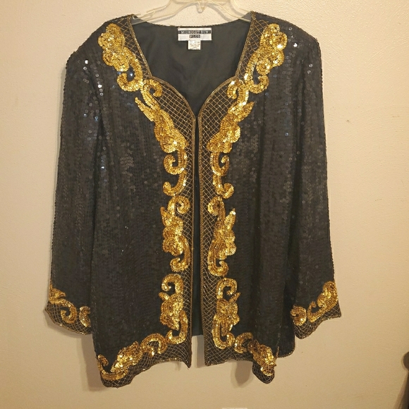 Midnight run plus sequin blazer - Picture 1 of 9